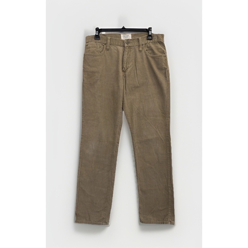 Old Navy Men's Corduroy Pants‎ 31X32 Beige Straight Leg Preppy Cotton